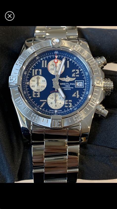 schöne herren chronographen blau breitling|Breitling Chronographen online kaufen .